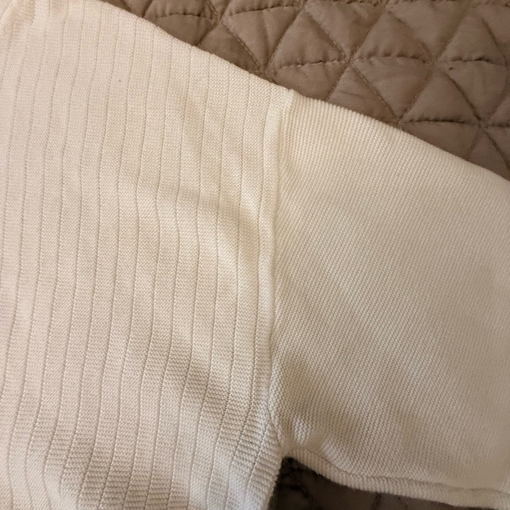 Talbots Double Buttons On Side Funnel Neck Tee Si… - image 6